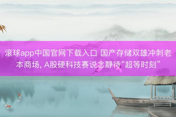 滚球app中国官网下载入口 国产存储双雄冲刺老本商场， A股硬科技赛说念静待“超等时刻”