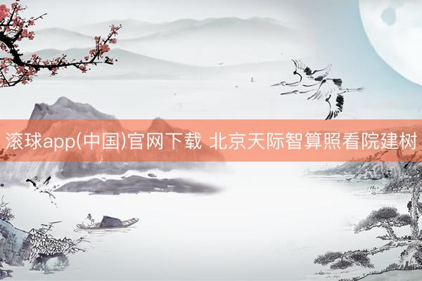 滚球app(中国)官网下载 北京天际智算照看院建树