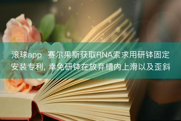 滚球app  赛尔果斯获取RNA索求用研钵固定安装专利， 幸免研钵在放弃槽内上滑以及歪斜